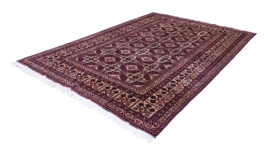 Orientteppich Samarkand 283 x 201 cm Schurwolle handgeknüpft