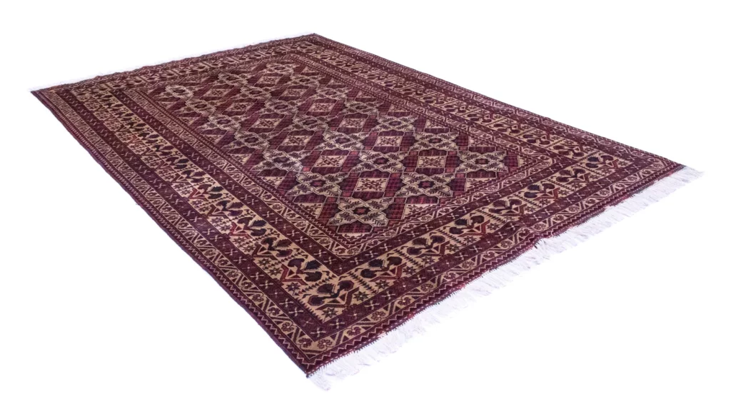 Orientteppich Samarkand 283 x 201 cm Schurwolle handgeknüpft