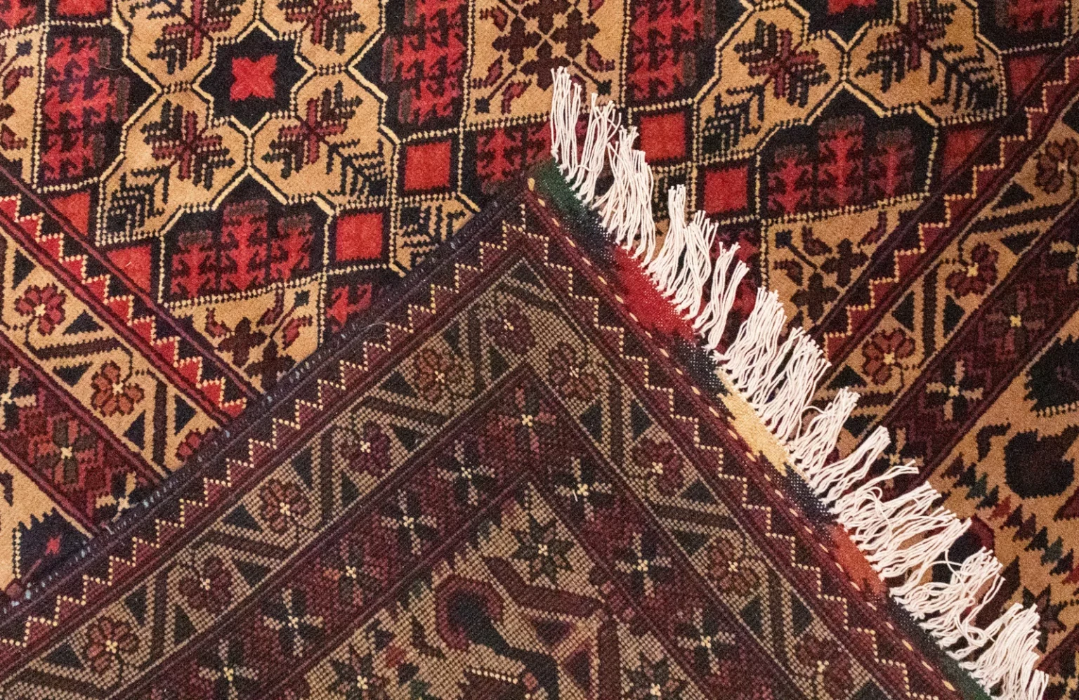 Orientteppich Samarkand 283 x 201 cm Schurwolle handgeknüpft