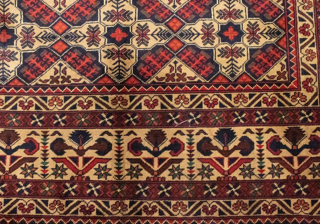 Orientteppich Samarkand 283 x 201 cm Schurwolle handgeknüpft
