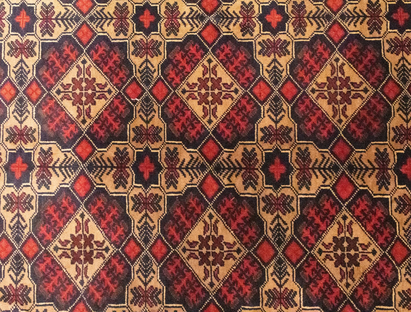Orientteppich Samarkand 283 x 201 cm Schurwolle handgeknüpft