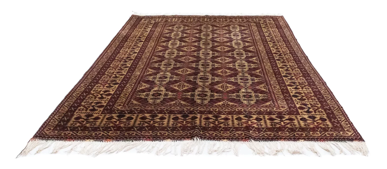 Orientteppich Samarkand 283 x 199 cm Wolle handgeknüpft