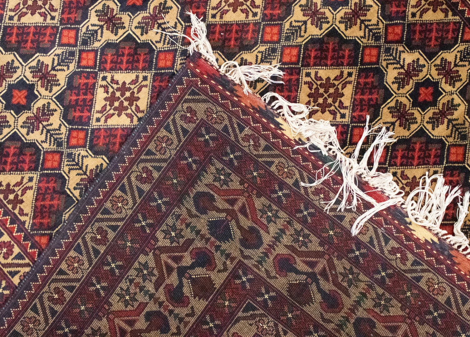 Orientteppich Samarkand 283 x 199 cm Wolle handgeknüpft