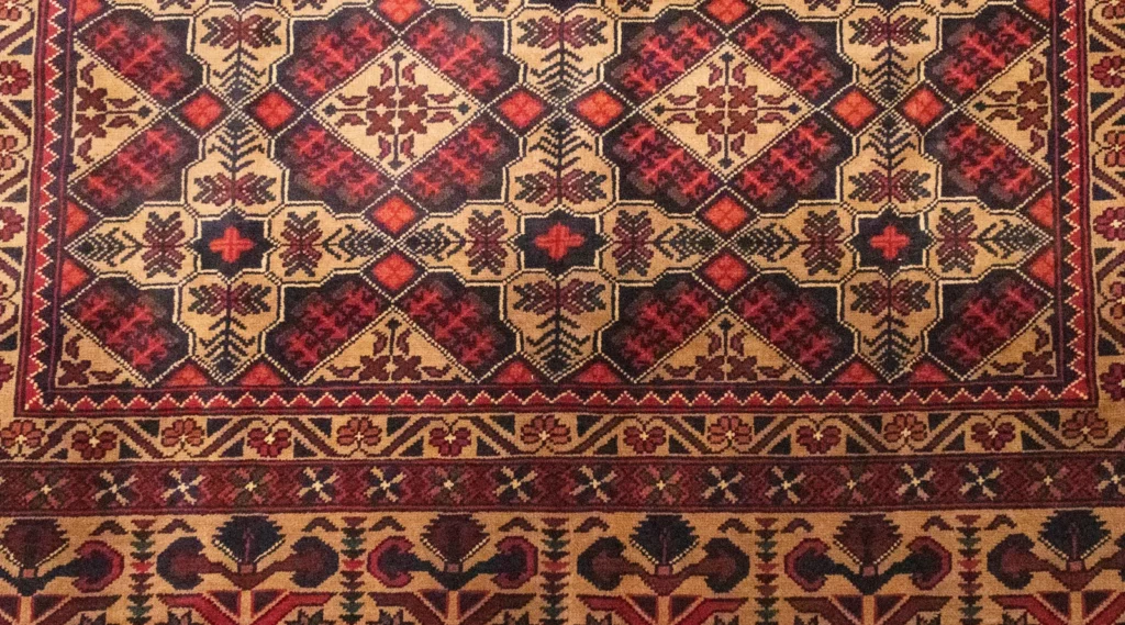 Orientteppich Samarkand 283 x 199 cm Wolle handgeknüpft