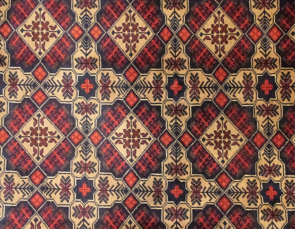 Orientteppich Samarkand 283 x 199 cm Wolle handgeknüpft