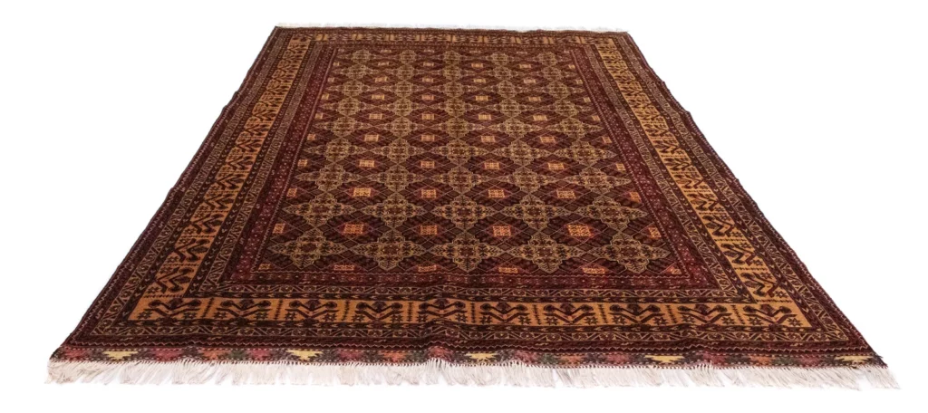 Orientteppich Samarkand 288 x 198 cm Schurwolle handgeknüpft