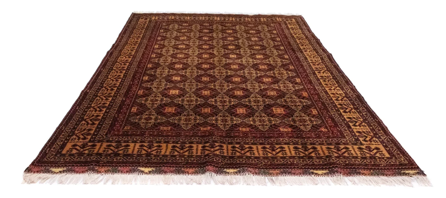 Orientteppich Samarkand 288 x 198 cm Schurwolle handgeknüpft