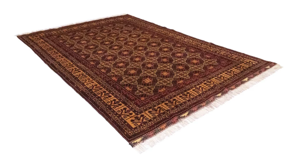 Orientteppich Samarkand 288 x 198 cm Schurwolle handgeknüpft