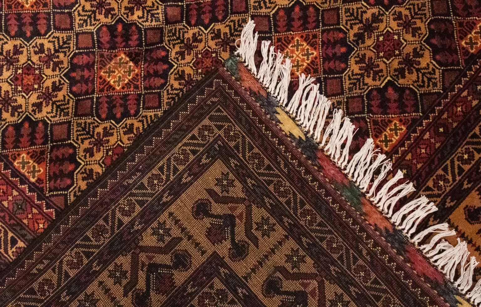Orientteppich Samarkand 288 x 198 cm Schurwolle handgeknüpft