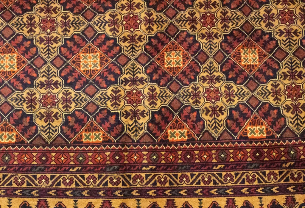 Orientteppich Samarkand 288 x 198 cm Schurwolle handgeknüpft
