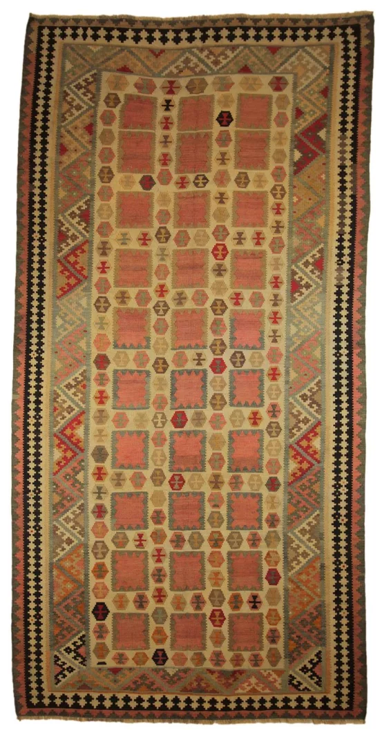 Perserteppich Fars 317 x 158 cm Wolle handgewebt