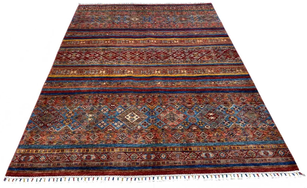 Orientteppich Samarkand 290 x 210 cm Wolle handgeknüpft
