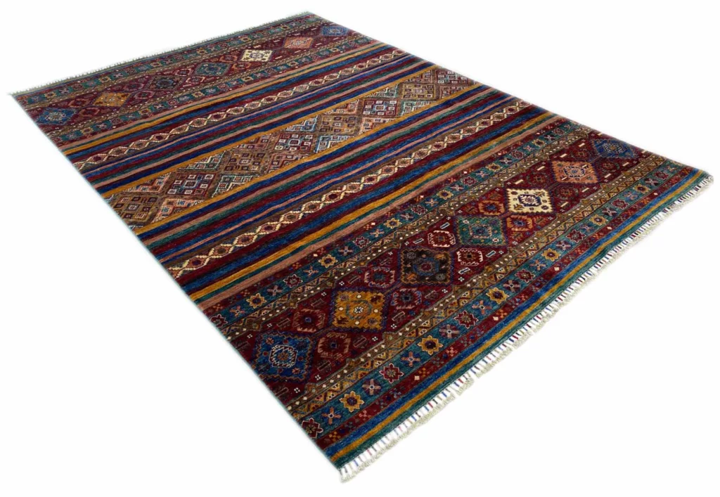 Orientteppich Samarkand 289 x 208 cm Wolle handgeknüpft