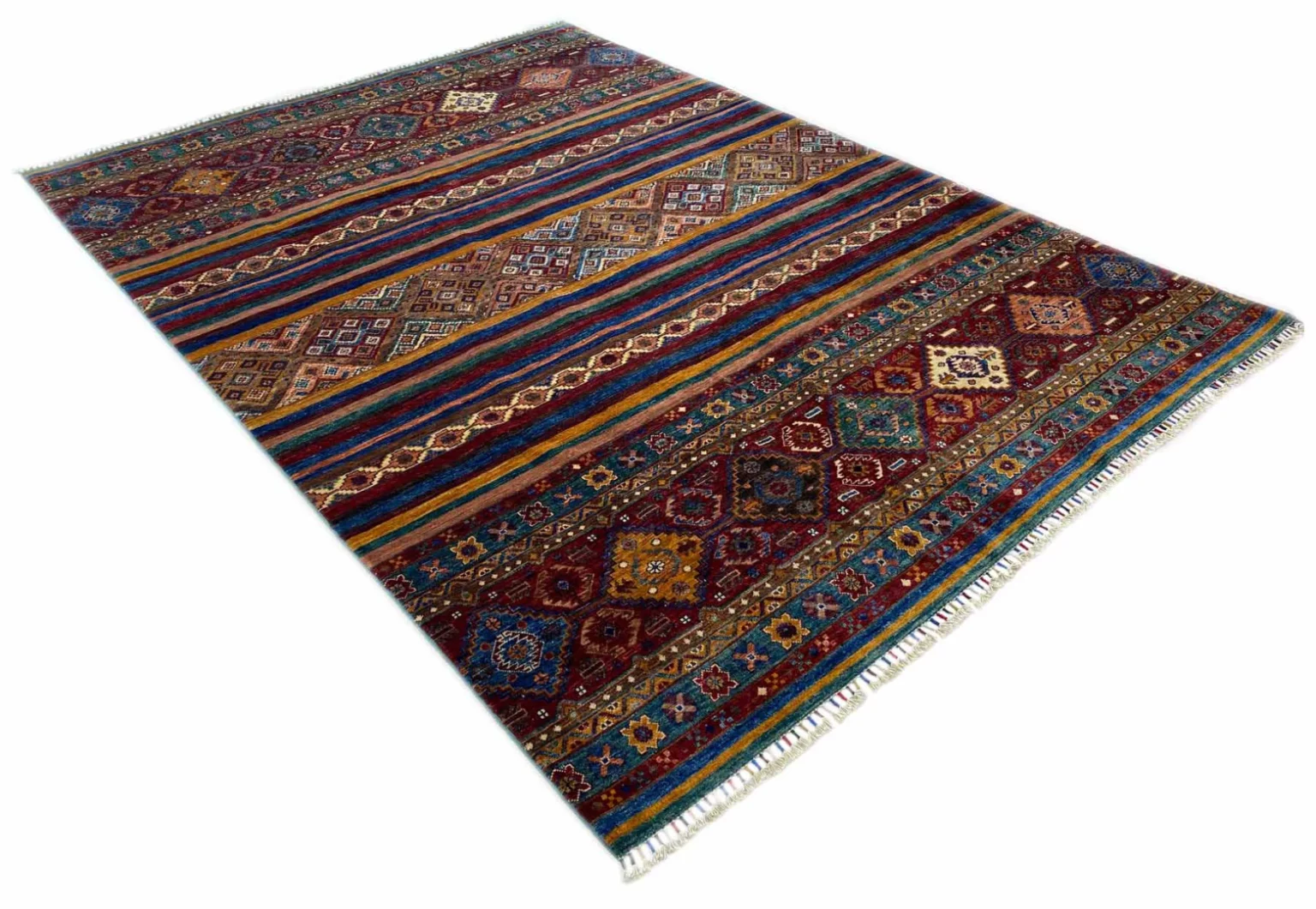 Orientteppich Samarkand 289 x 208 cm Wolle handgeknüpft