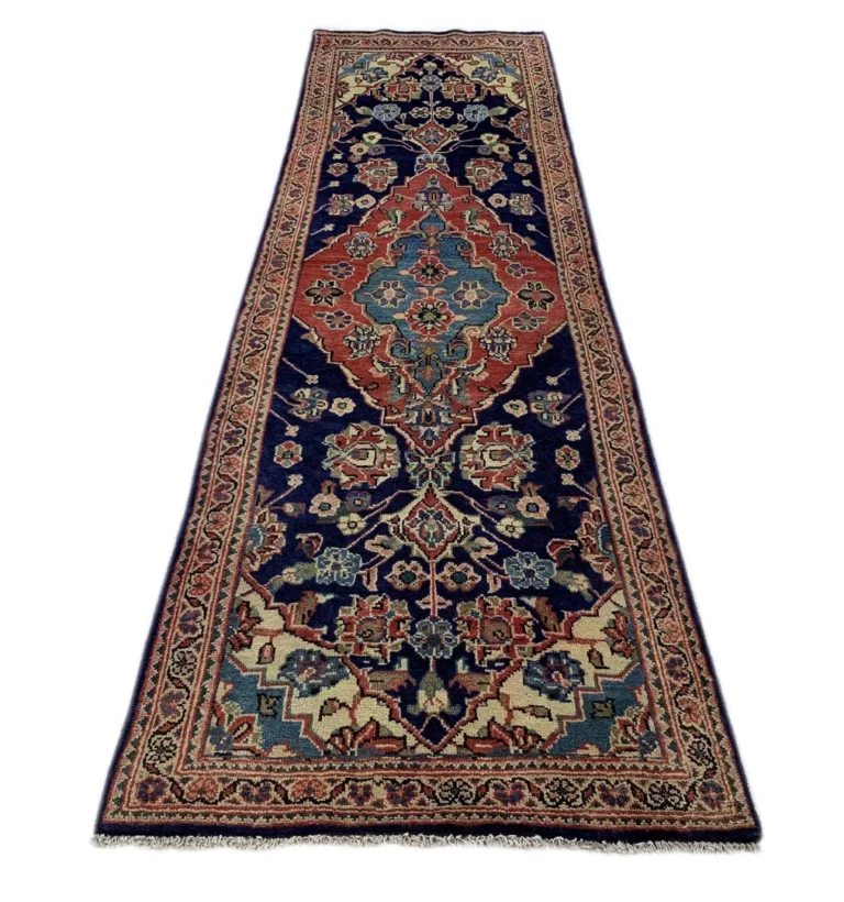 hamadan-teppich-318-x-95-cm-ca-100000-350000-knoten-m-1-1 Perserteppich Hamadan 318 x 95 cm Wolle handgeknüpft