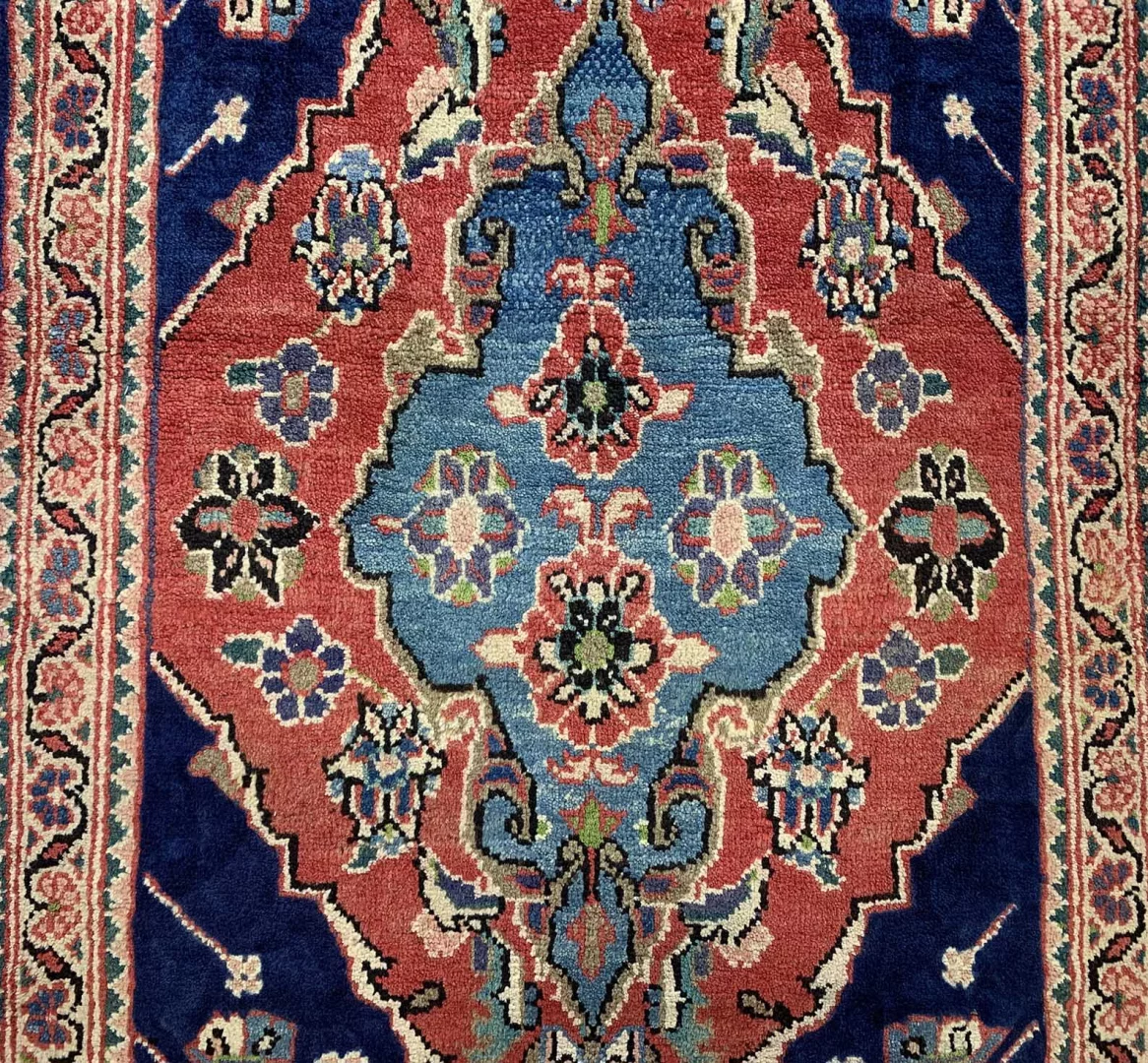 hamadan-teppich-318-x-95-cm-ca-100000-350000-knoten-m-1-6 Perserteppich Hamadan 318 x 95 cm Wolle handgeknüpft