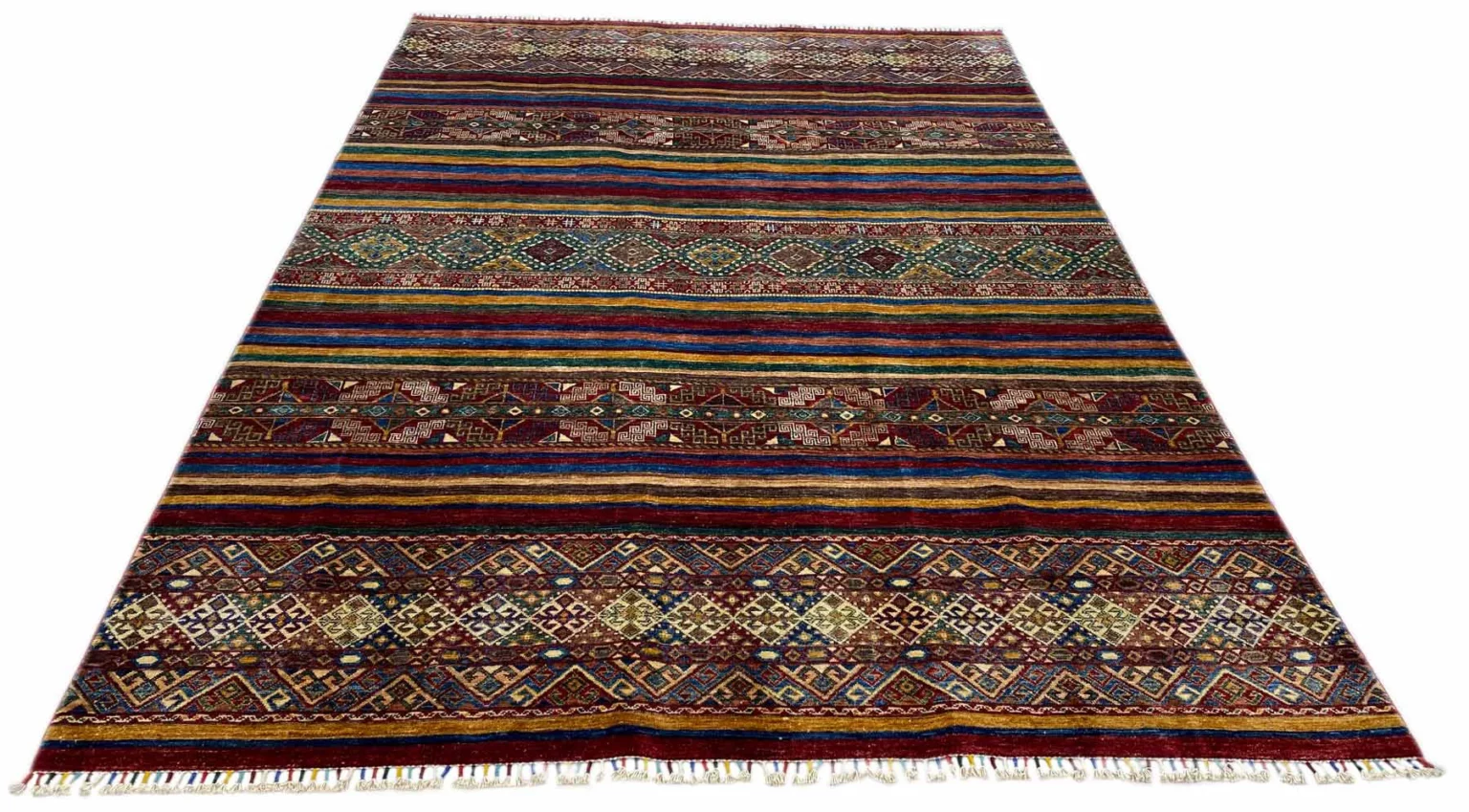 Orientteppich Samarkand 298 x 211 cm Schurwolle handgeknüpft
