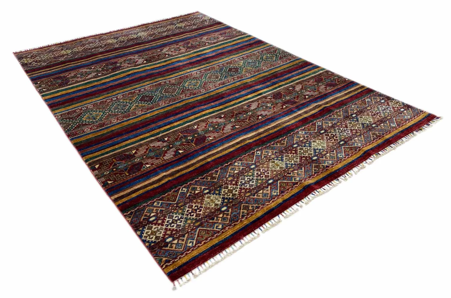 Orientteppich Samarkand 298 x 211 cm Schurwolle handgeknüpft
