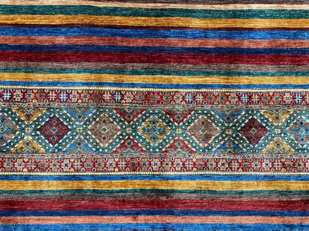Orientteppich Samarkand 298 x 211 cm Schurwolle handgeknüpft