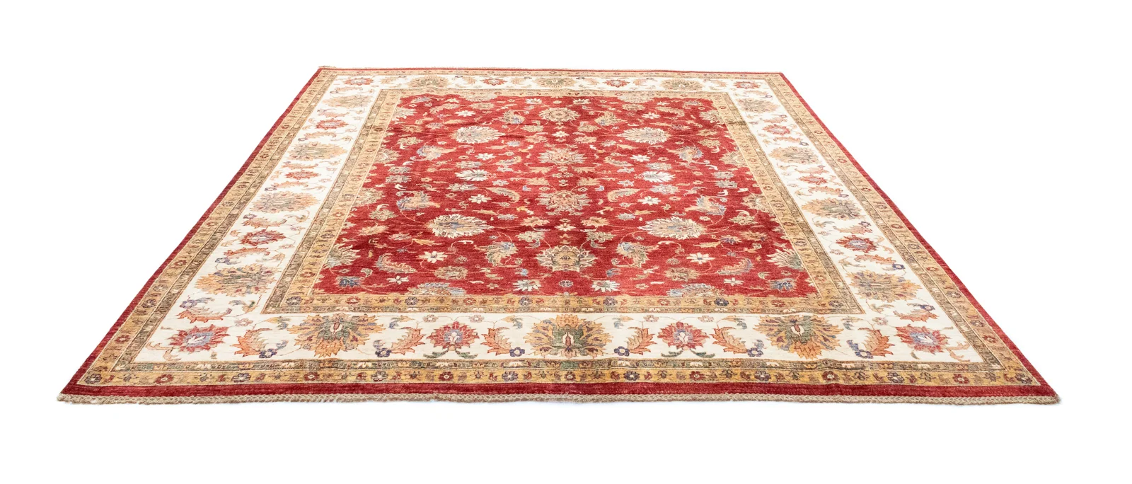 Orientteppich Samarkand 301 x 253 cm Schurwolle handgeknüpft