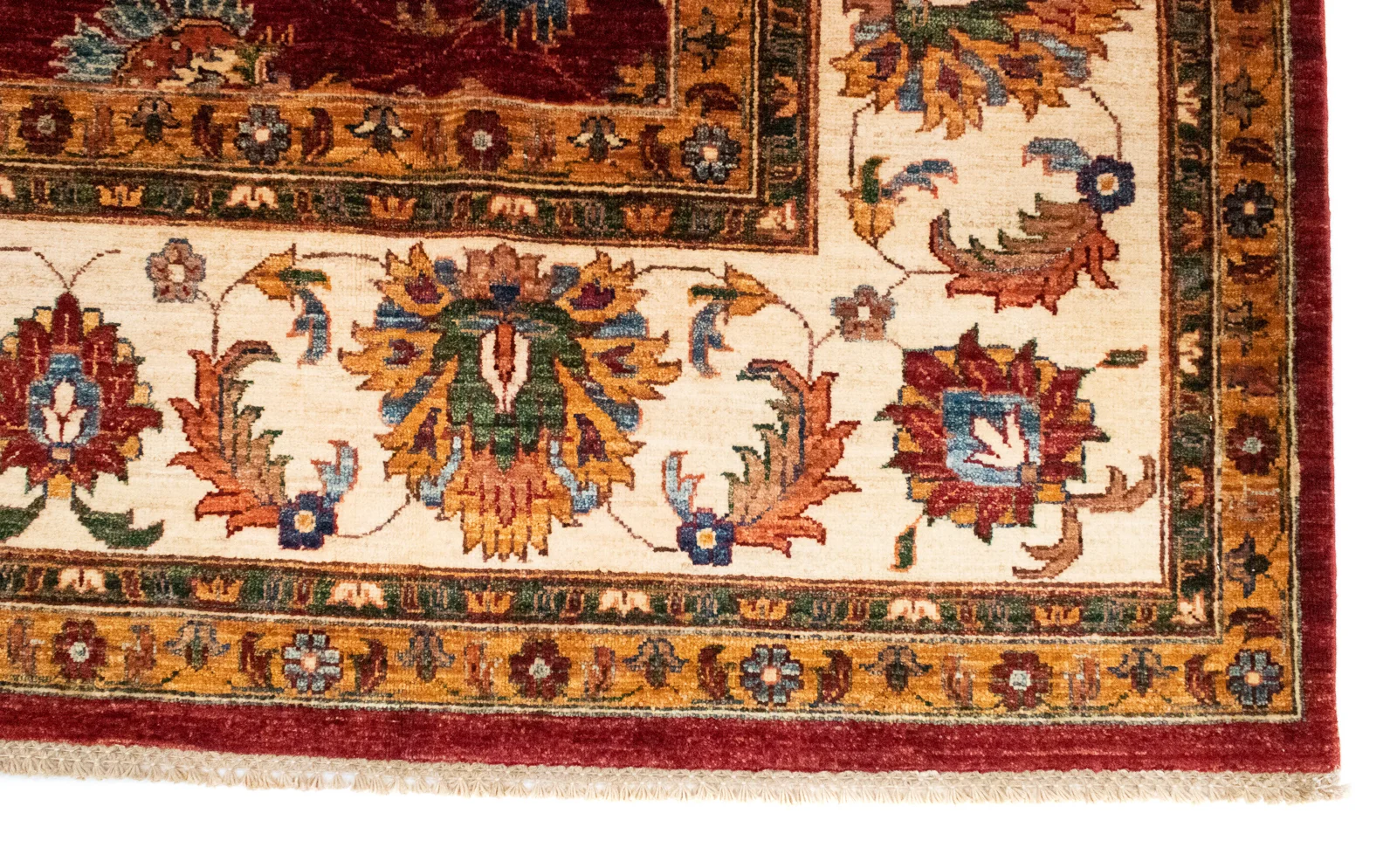 Orientteppich Samarkand 301 x 253 cm Schurwolle handgeknüpft