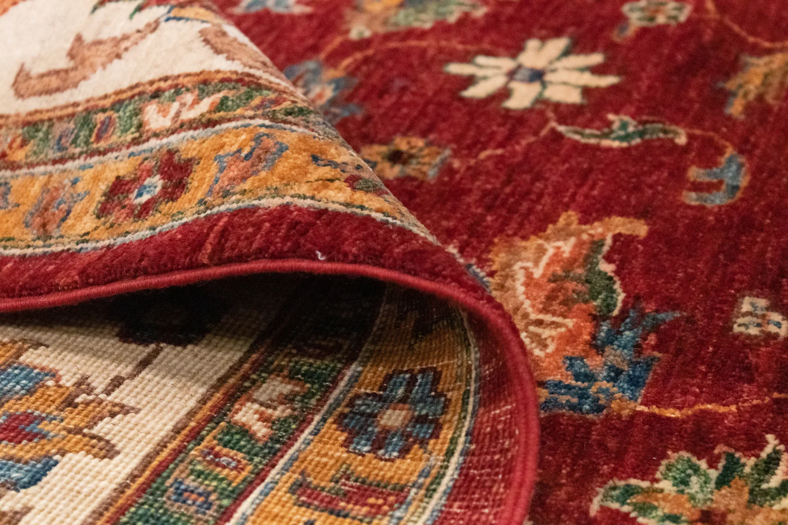 Orientteppich Samarkand 301 x 253 cm Schurwolle handgeknüpft