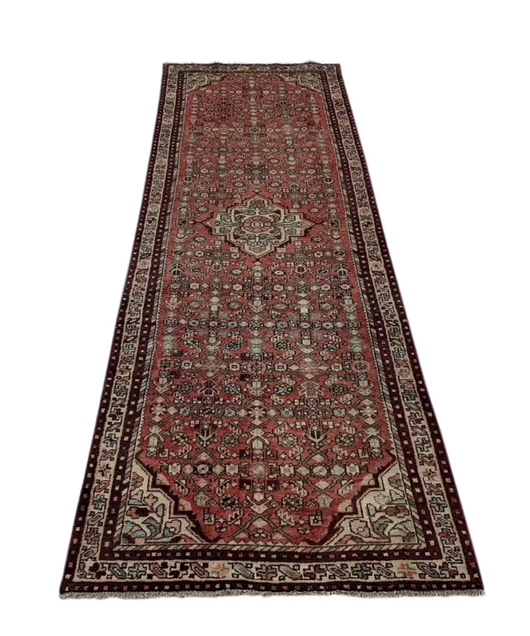 Perserteppich Hamadan 301 x 98 cm Wolle handgeknüpft