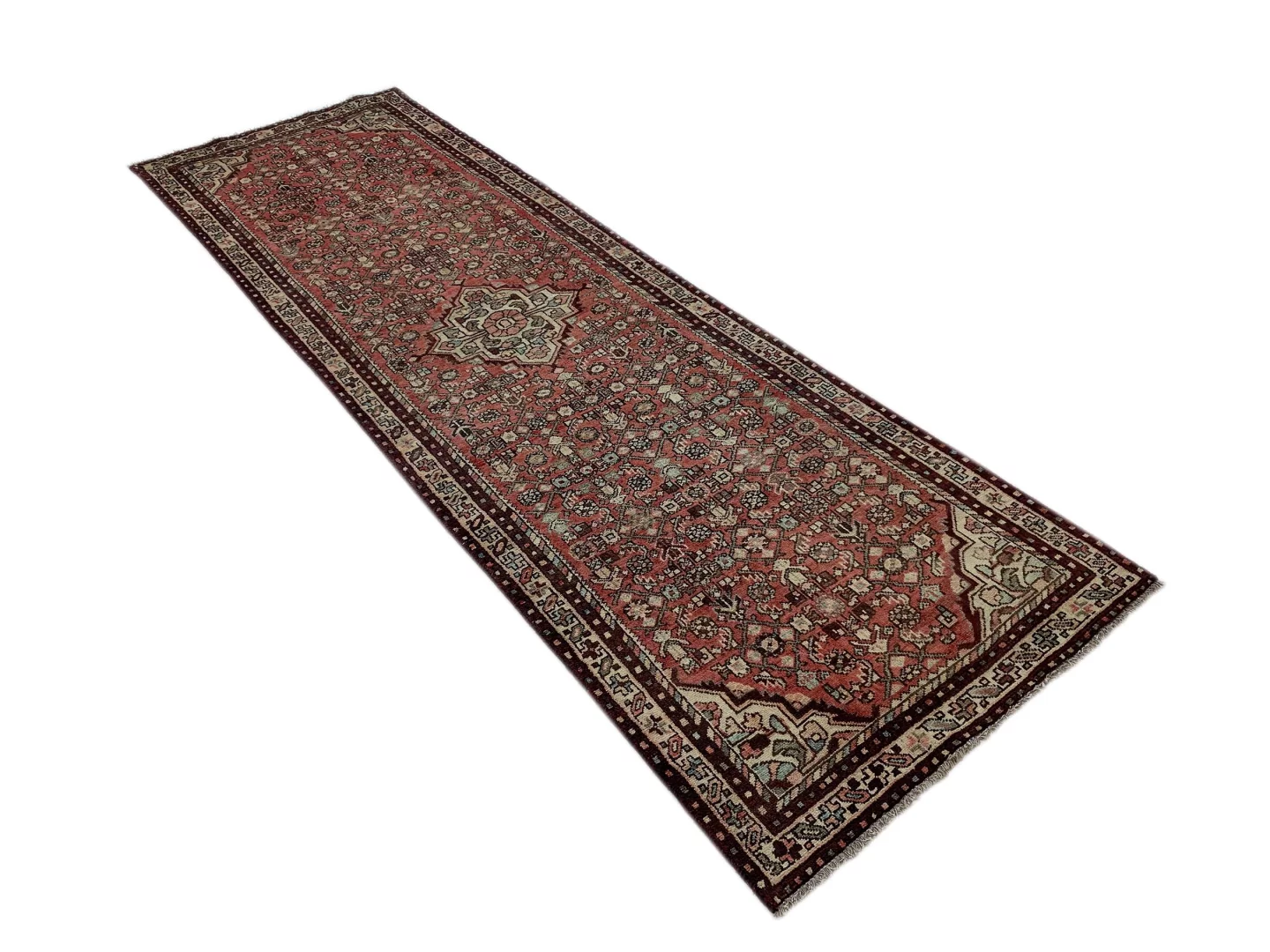 Perserteppich Hamadan 301 x 98 cm Wolle handgeknüpft