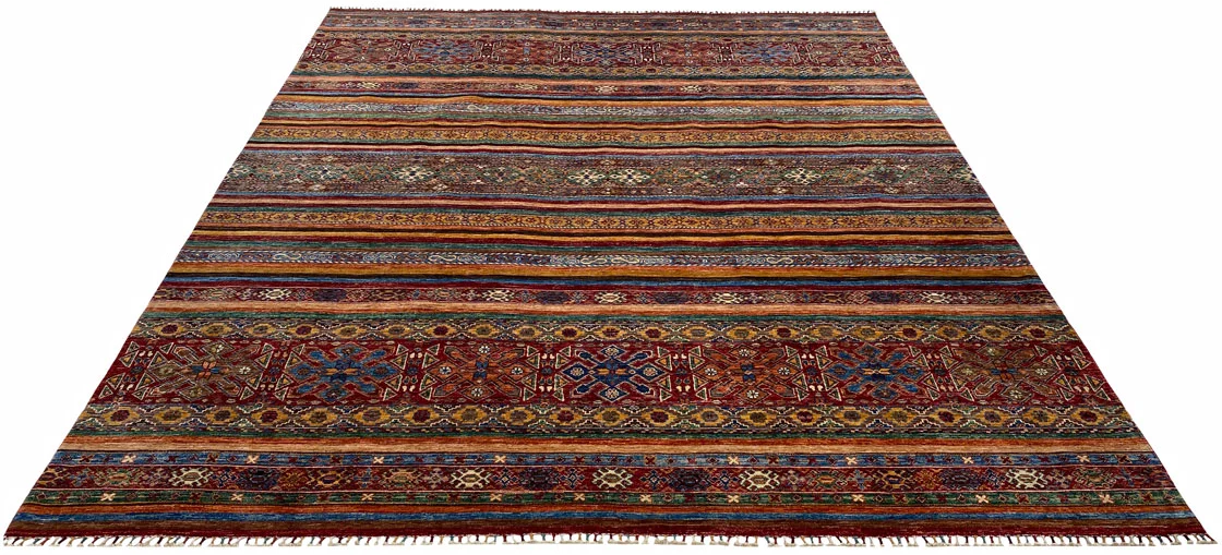 Orientteppich Samarkand 304 x 246 cm Wolle handgeknüpft