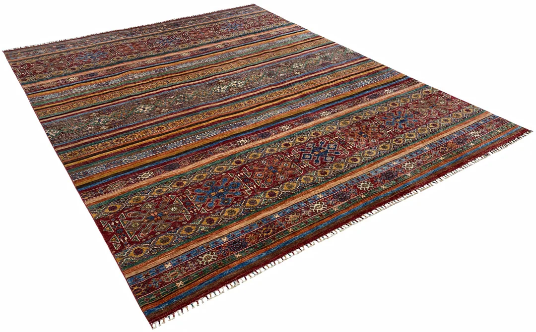 Orientteppich Samarkand 304 x 246 cm Wolle handgeknüpft
