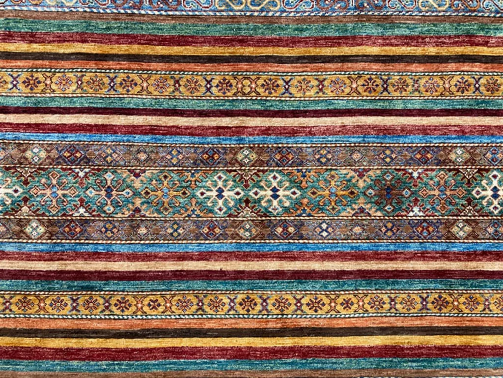 Orientteppich Samarkand 304 x 246 cm Wolle handgeknüpft