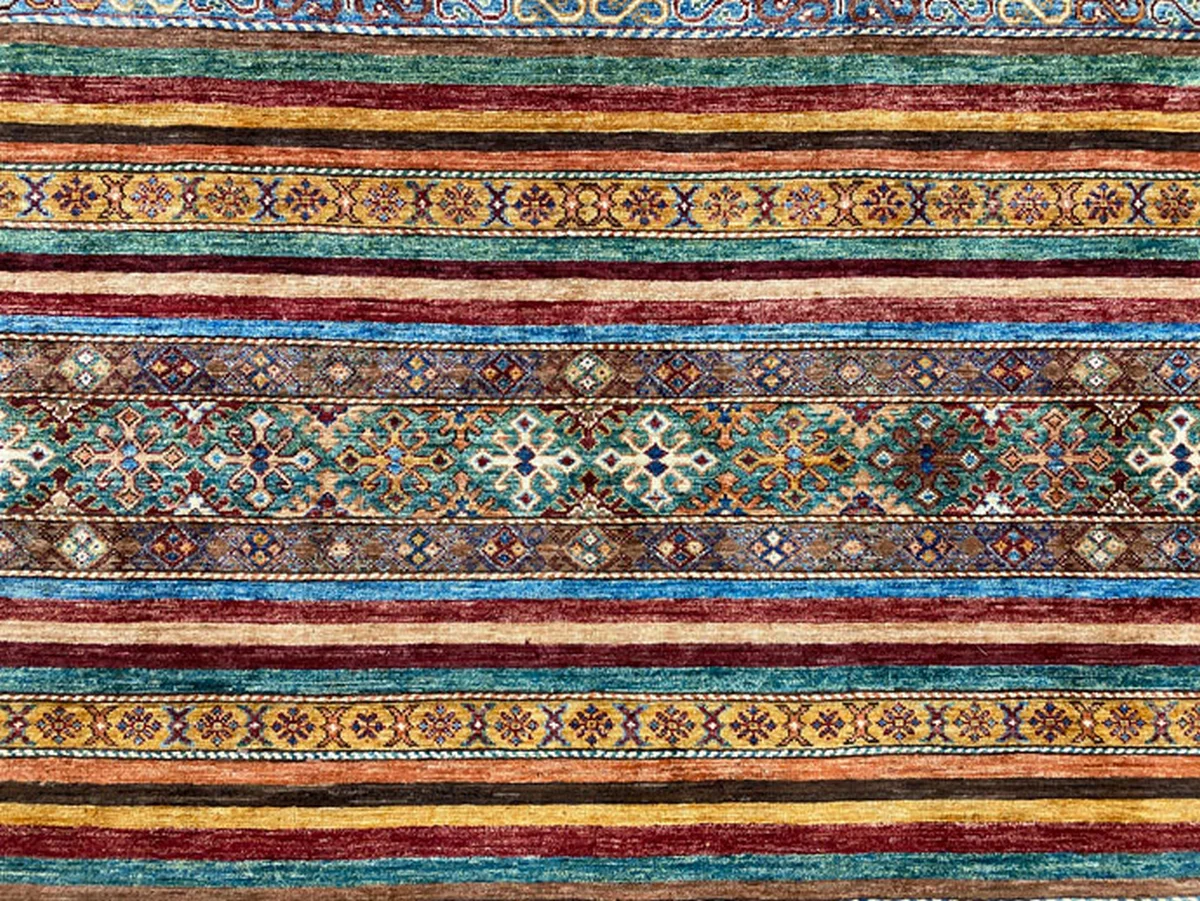 Orientteppich Samarkand 304 x 246 cm Wolle handgeknüpft