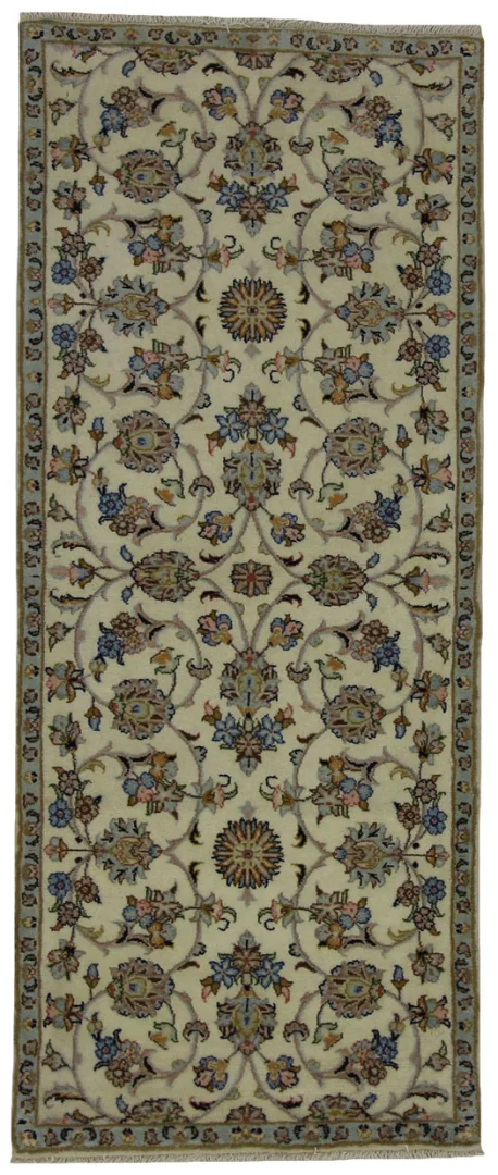 keshan-teppich-190-x-80-cm-knotendichte-150000-300000-knoten-m Perserteppich Keshan 190 x 80 cm Wolle handgeknüpft