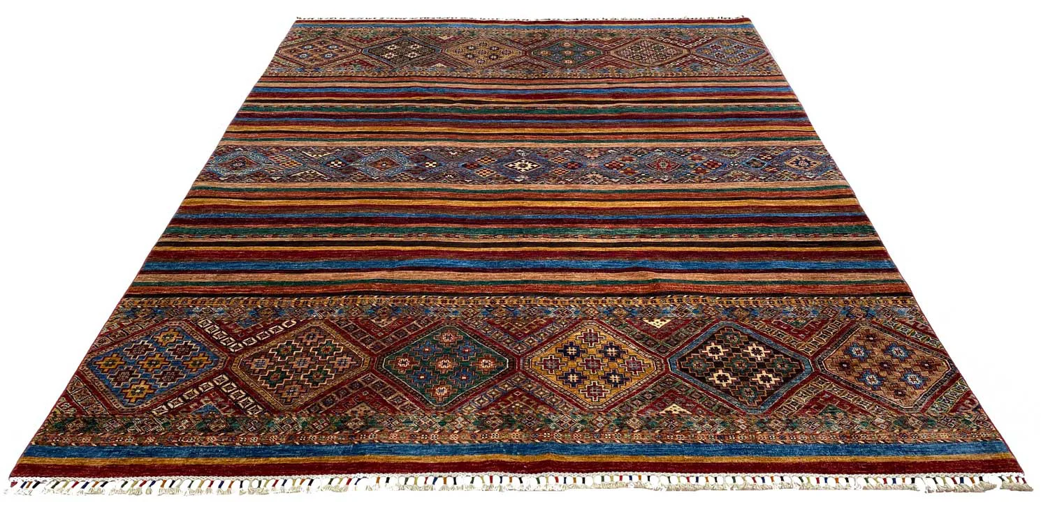Orientteppich Samarkand 306 x 246 cm Schurwolle handgeknüpft