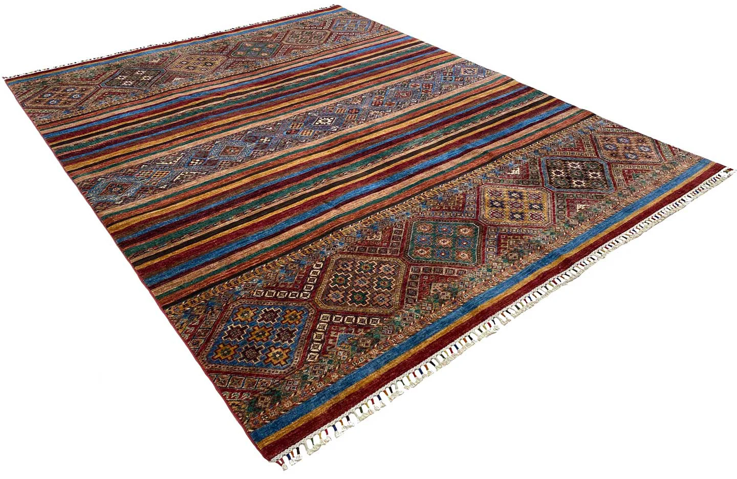 Orientteppich Samarkand 306 x 246 cm Schurwolle handgeknüpft
