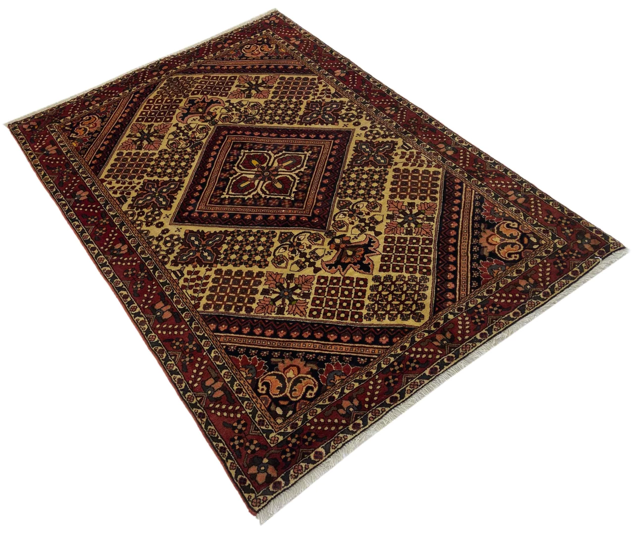 Perserteppich Bakhtiar 203 x 140 cm Wolle handgeknüpft