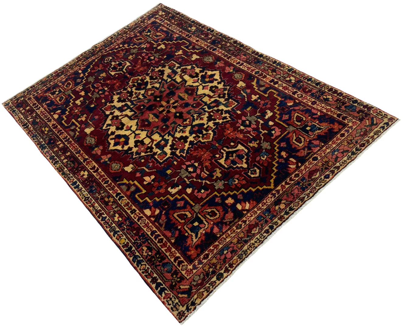 Perserteppich Bakhtiar 209 x 142 cm Wolle handgeknüpft