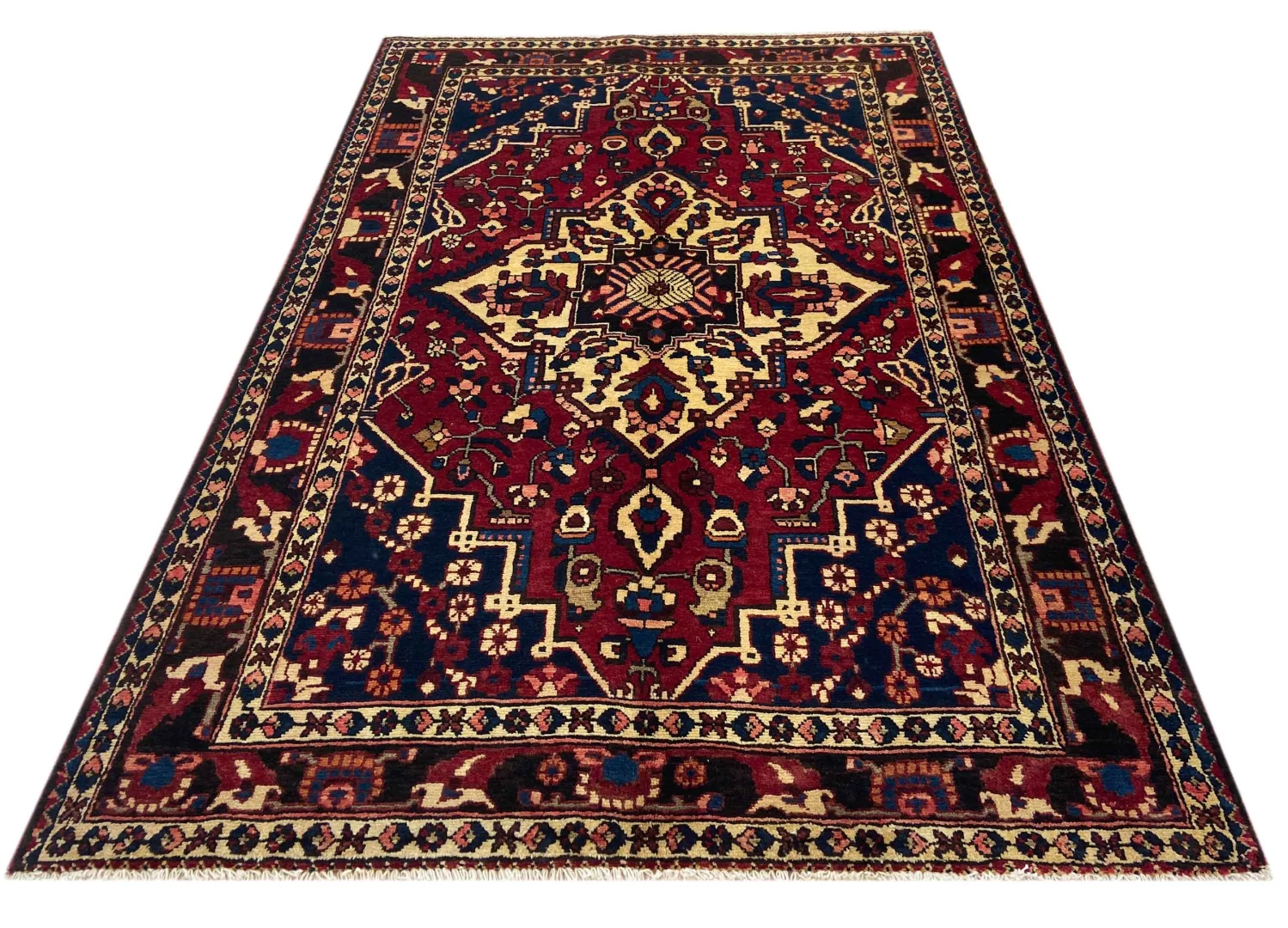 Perserteppich Bakhtiar 245 x 156 cm Wolle handgeknüpft