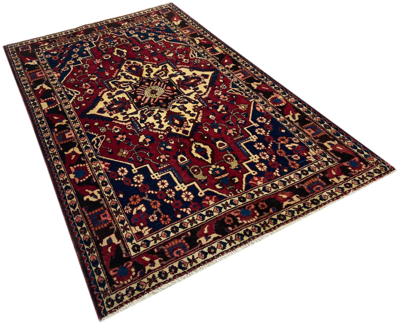 Perserteppich Bakhtiar 245 x 156 cm Wolle handgeknüpft