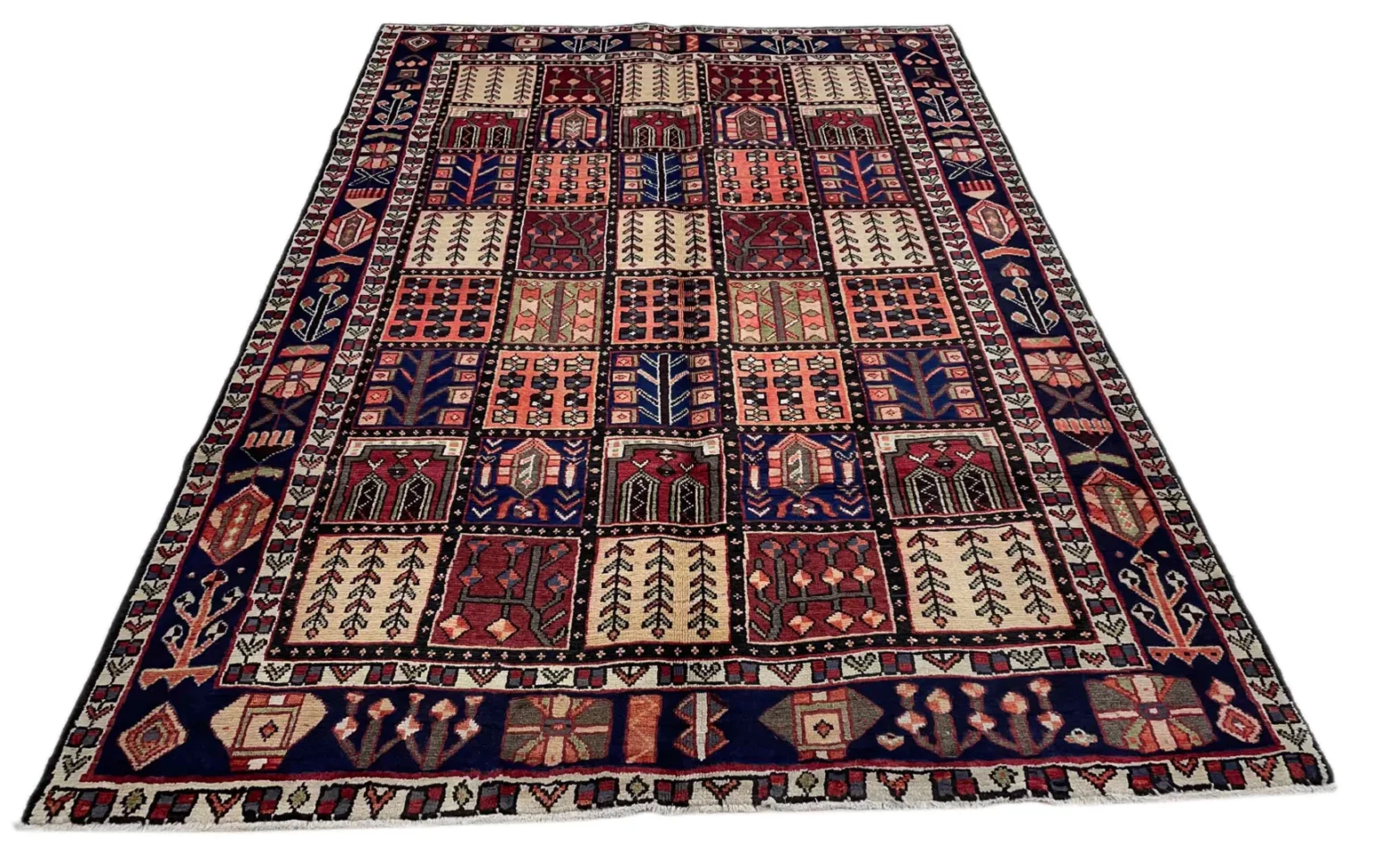 Perserteppich Bakhtiar 276 x 190 cm Wolle handgeknüpft