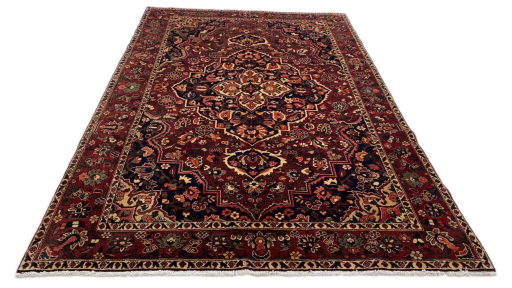 bakhtiar-teppich-303-x-207-cm-kheshti-gartenmuster-starke-und-weiche-1 Perserteppich Bakhtiar 303 x 207 cm Wolle handgeknüpft