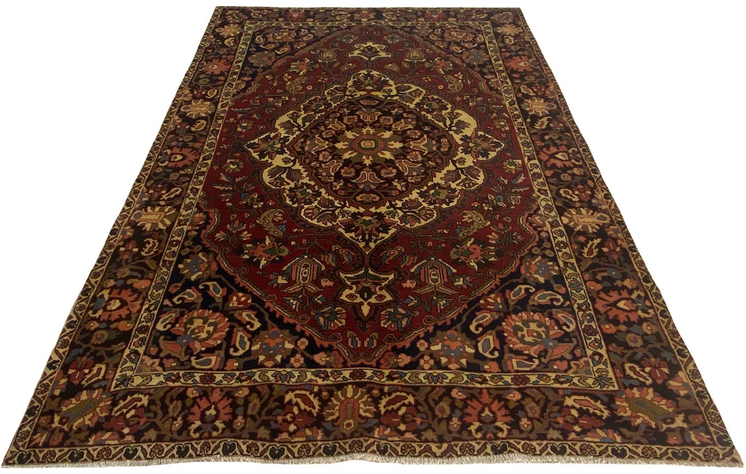 Perserteppich Bakhtiar 304 x 205 cm Wolle handgeknüpft