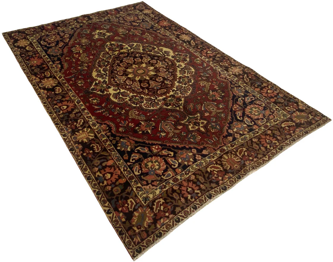 Perserteppich Bakhtiar 304 x 205 cm Wolle handgeknüpft