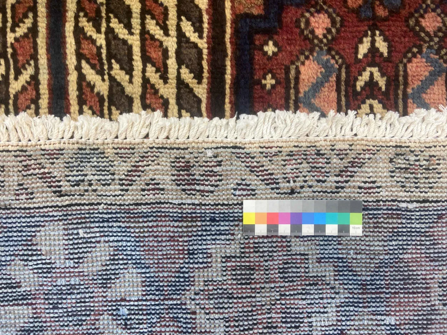 bakhtiar-teppich-315-x-210-cm-kheshti-gartenmuster-in-rot-braun-und-creme-1-5 Perserteppich Bakhtiar 315 x 210 cm Wolle handgeknüpft