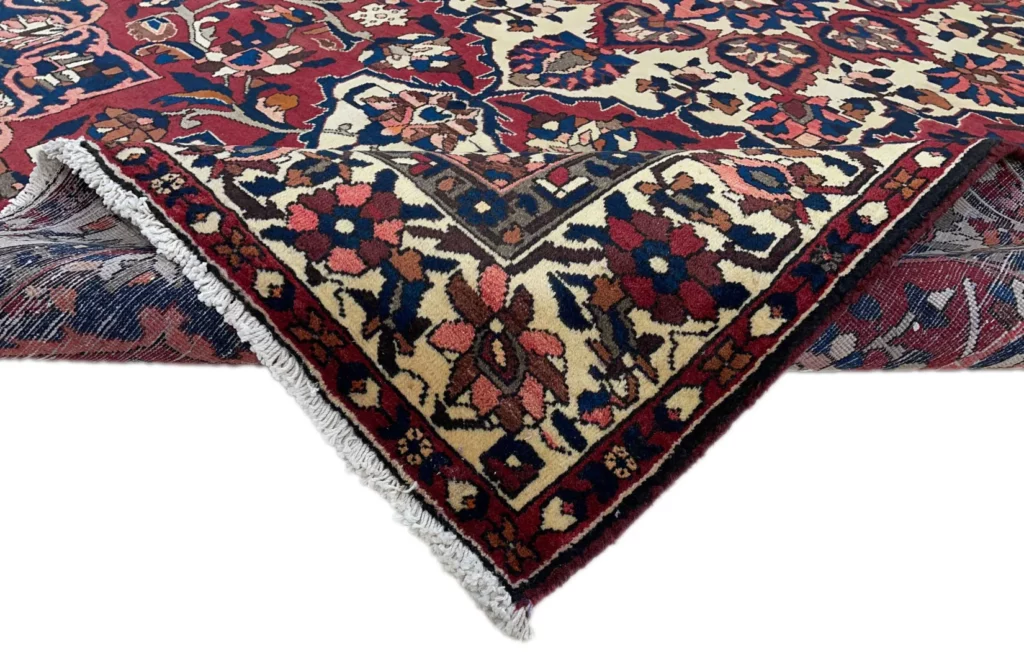 bakhtiar-teppich-318-x-218-cm-kheshti-gartenmuster-in-rot-braun-und-creme-1-4 Perserteppich Bakhtiar 318 x 218 cm Wolle handgeknüpft