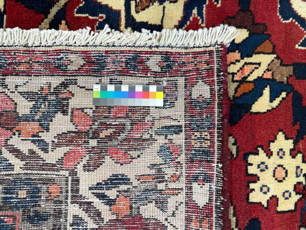 bakhtiar-teppich-318-x-218-cm-kheshti-gartenmuster-in-rot-braun-und-creme-1-6 Perserteppich Bakhtiar 318 x 218 cm Wolle handgeknüpft