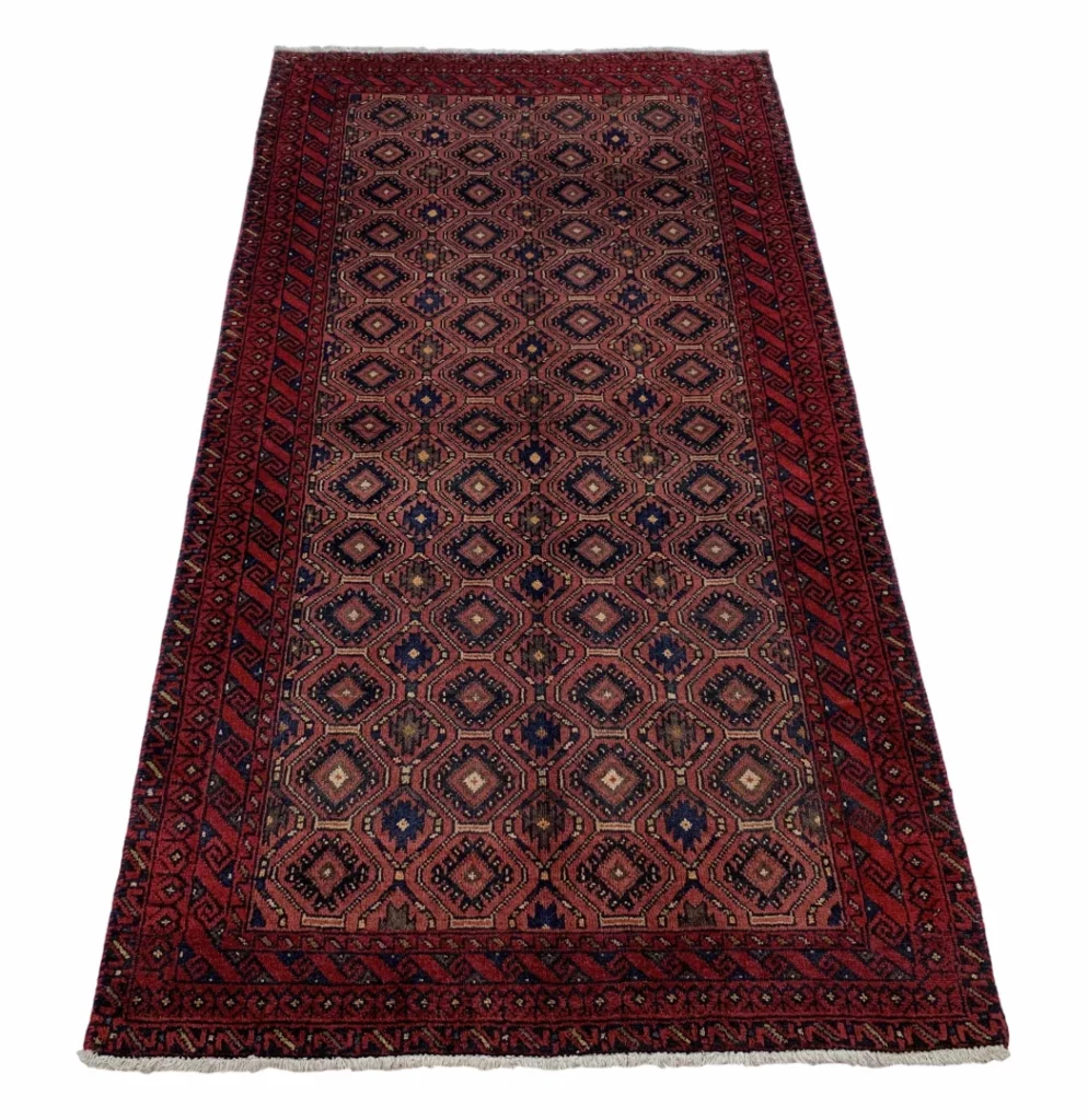balutsch-perserteppich-181-x-95-cm-120000-250000-knoten-m-1-1 Perserteppich Balutsch 181 x 95 cm Wolle handgeknüpft