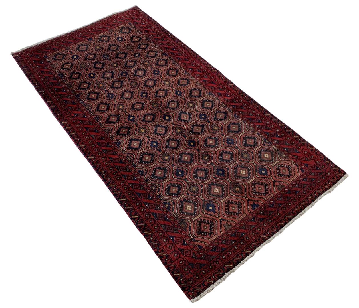 balutsch-perserteppich-181-x-95-cm-120000-250000-knoten-m-1-2 Perserteppich Balutsch 181 x 95 cm Wolle handgeknüpft
