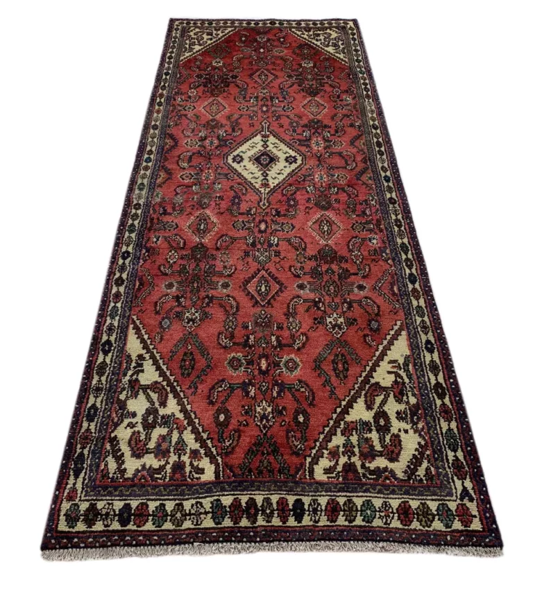 Perserteppich Hamadan 303 x 103 cm Wolle handgeknüpft