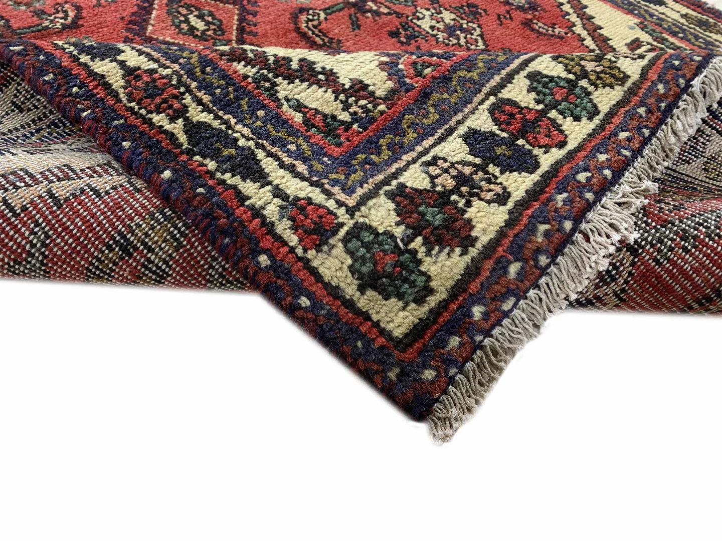 Perserteppich Hamadan 303 x 103 cm Wolle handgeknüpft
